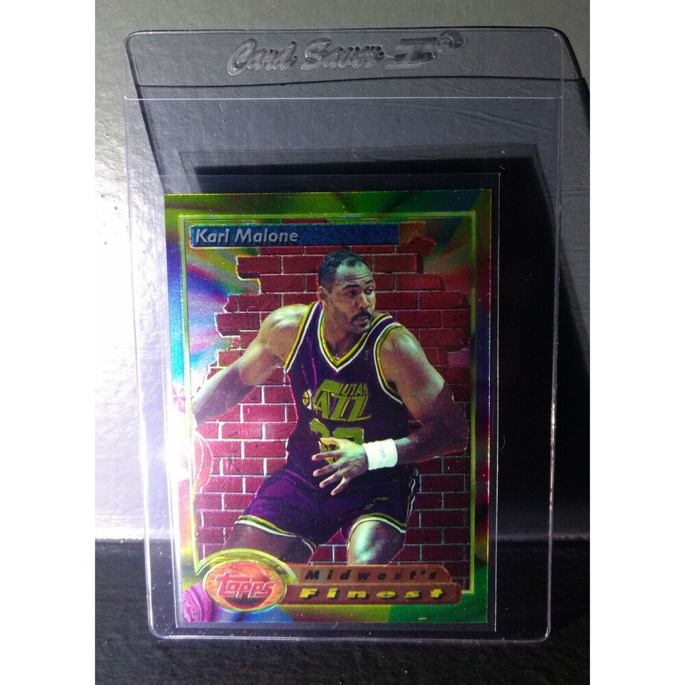 1993-94 Topps Finest Karl Malone #112 Midwest's Finest Basketball Card
